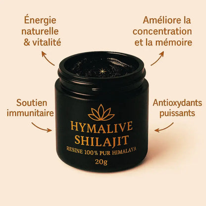 Hymalive – Shilajit Pur de l’Himalaya (20 g) - Hymalive